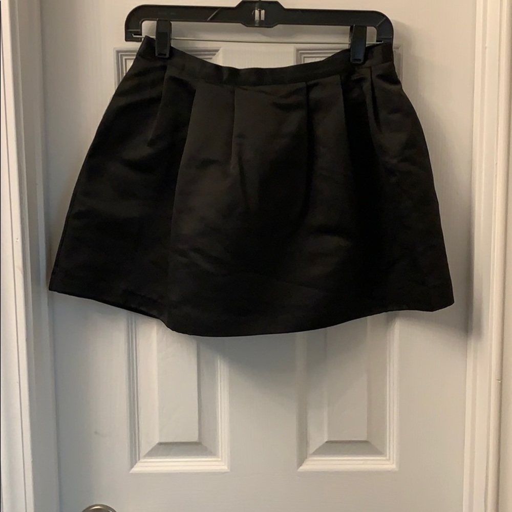 Black formal mini skirt.